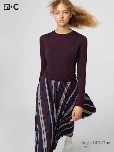 HEATTECH Cashmere Blend T-Shirt | Extra Warm | UNIQLO (US)