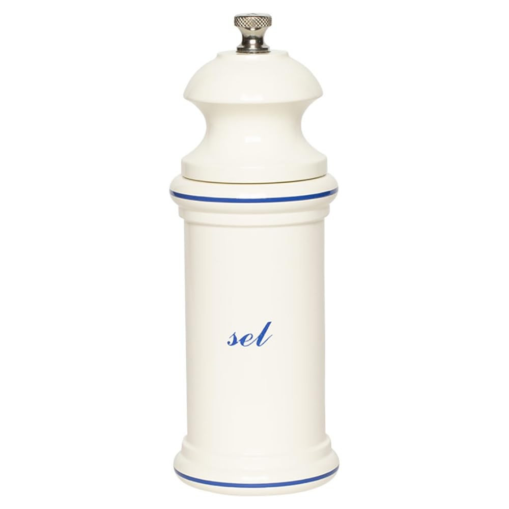 Fletchers' Mill Provencal Salt Mill, White with Blue "Sel" - 6 inch | Amazon (US)