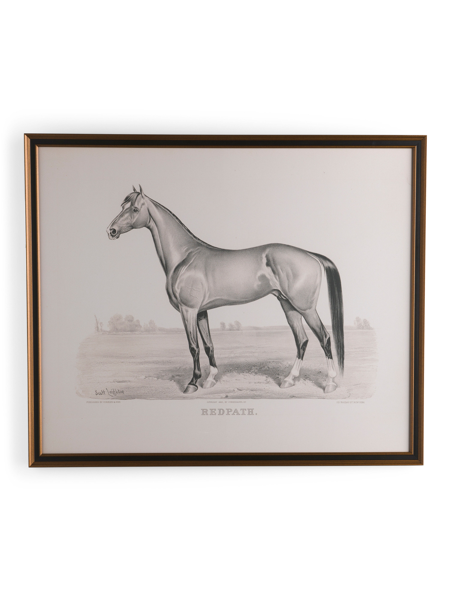 30x36 Red Path Framed Wall Art | TJ Maxx