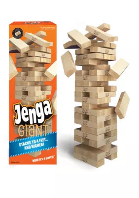 Genuine Hardwood Jenga Giant Family Game | Belk