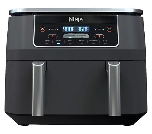 Ninja Foodi 8 Quart 6-in-1 DualZone 2-Basket Air Fryer - QVC.com | QVC