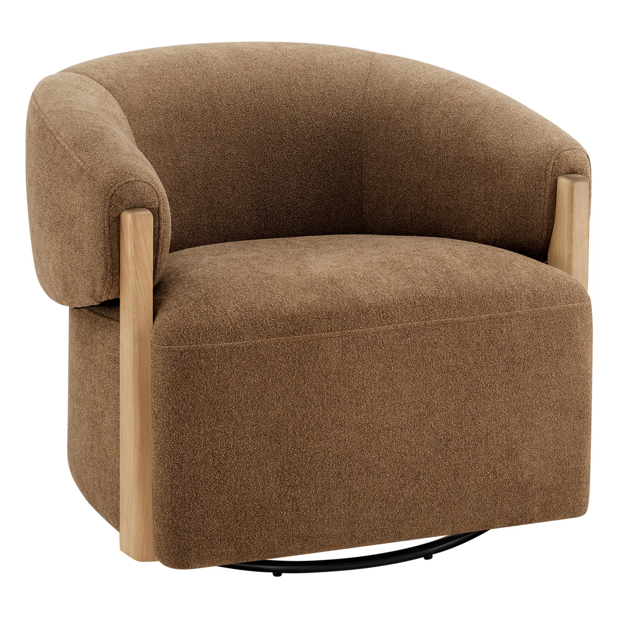 Longfield Upholstered Swivel Accent Chair | Joss & Main