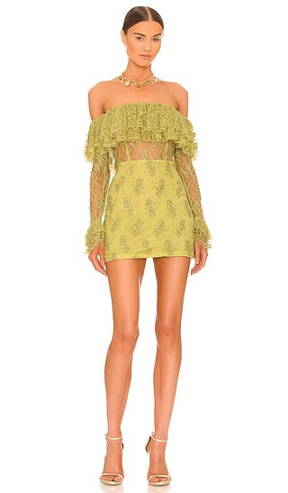 Castella Dress in Lime Green | Revolve Clothing (Global)
