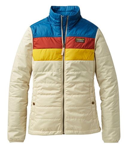 Women's Mountain Classic Puffer Jacket, Colorblock | L.L. Bean