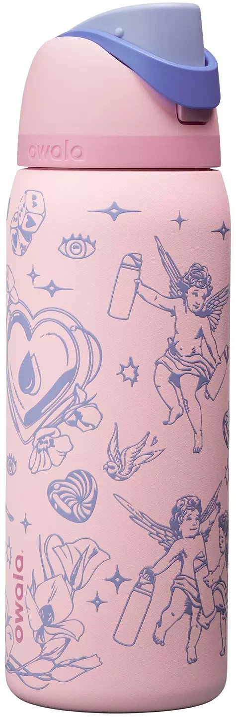 Owala 32 oz. FreeSip Stainless Steel Water Bottle - Shot to the Heart | DICK'S Sporting Goods