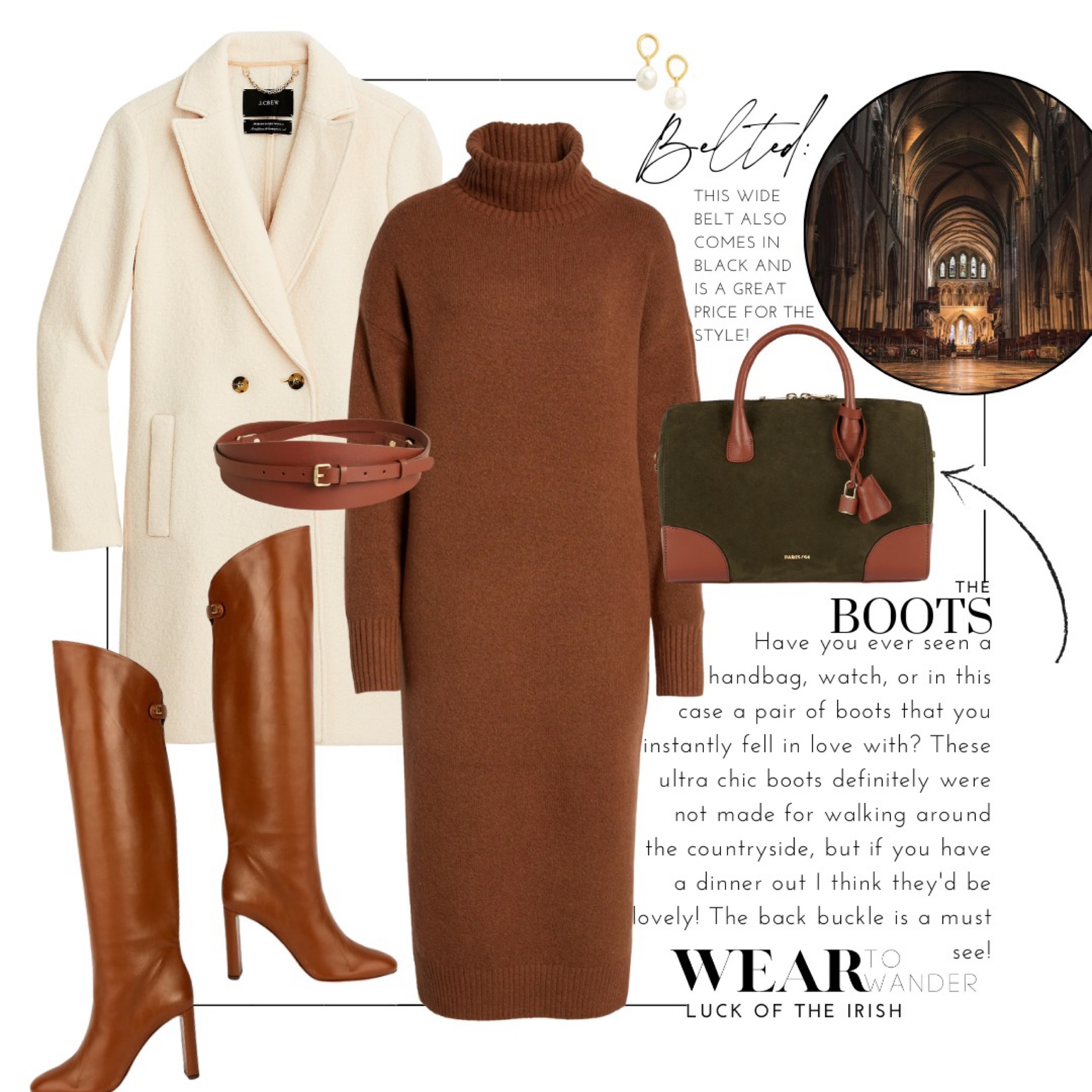 Growing up we lived with my grandparents, and while the circumstances of why we lived there would be considered "not great" the reality is I'm grateful for it. My grandaddy came from a family of Irish immigrants and he would wake me up every morning playing on the piano. A skill he had taught himself, much like cooking. The kitchen was his domain and he taught us to make Irish soda bread, corned beef and cabbage on special occasions, and always gave space for me to learn beside him. These recipes connected him to his family, and us to our Irish heritage. Do you have someone in your life like that? I'd love to hear about them!

This connection to Ireland made creating these looks all the more enjoyable as it felt a bit like being home. A few of you are heading there this fall, and I'm looking forward to hearing all about your adventures! Many of these outfits will be perfect for trips to the Northeast as well. 


#LTKHoliday #LTKHalloween #LTKSeasonal