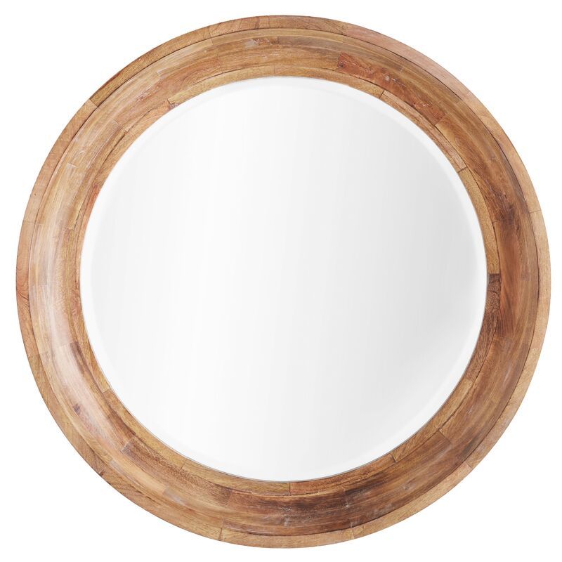 Howard Wall Mirror, Washed Tobacco | One Kings Lane