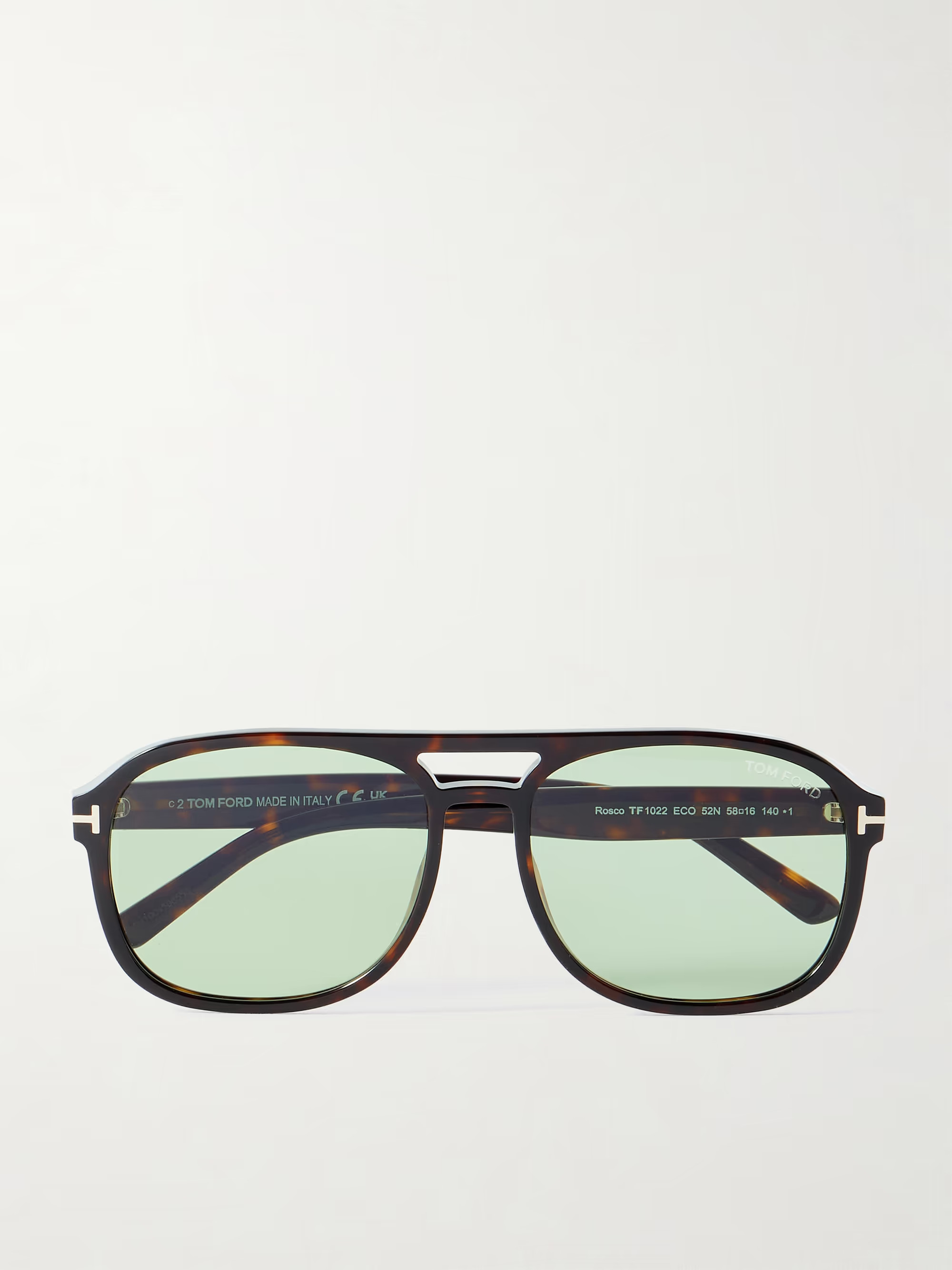 Rosco aviator-style tortoiseshell acetate sunglasses | NET-A-PORTER (UK & EU)