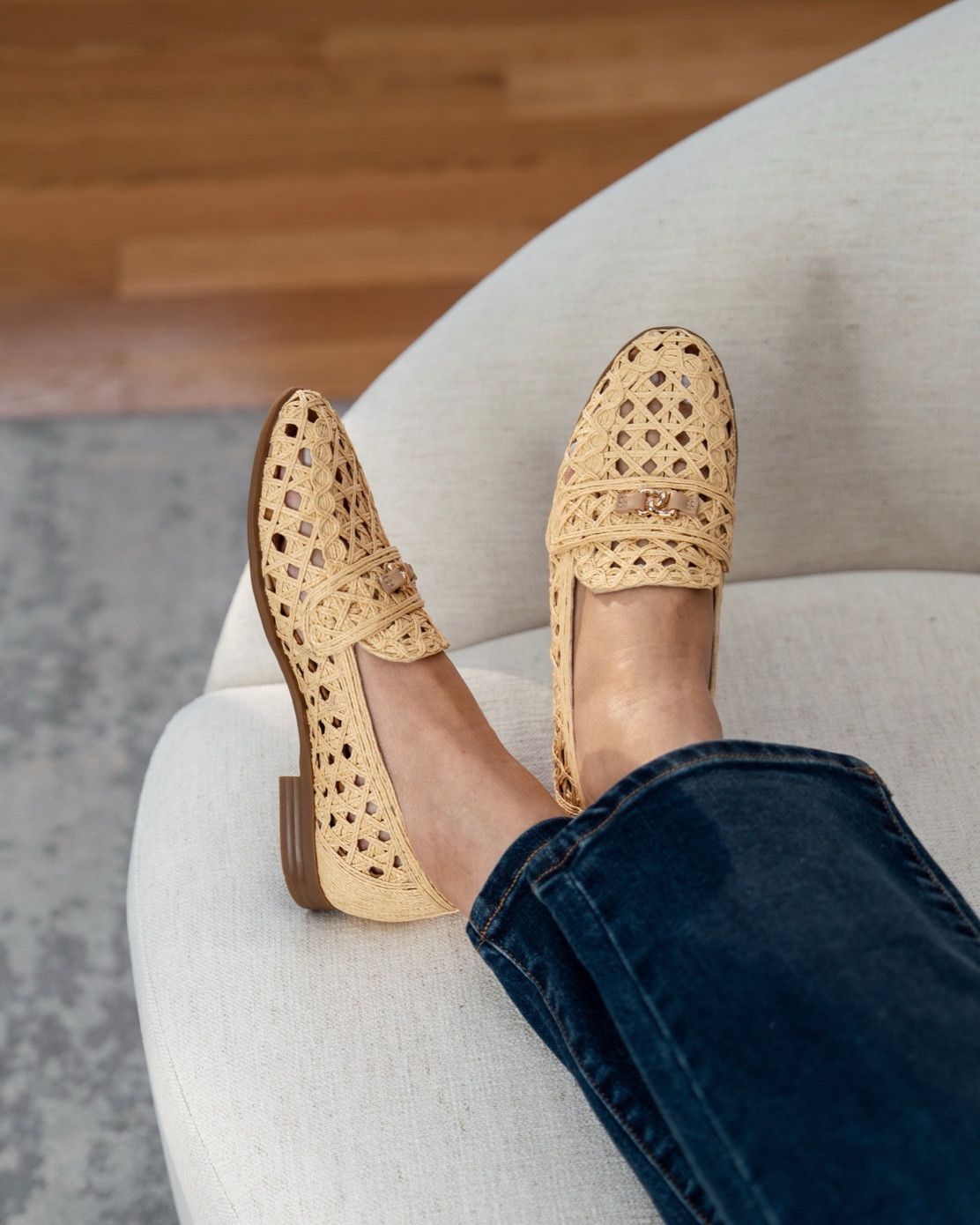 The shoe that goes with everything!
If you’re looking for one shoe that can instantly make simple outfits feel more elevated, this might be it.

The woven texture gives them a relaxed summer feel, while the loafer shape keeps them polished and timeless.
I’ve been reaching for them with jeans, linen, dresses, and just about everything in between.

Linked them here. 🤎

#ltkshoes  summer shies, vacation shoes, work shoes

#LTKootd #LTKSaleAlert