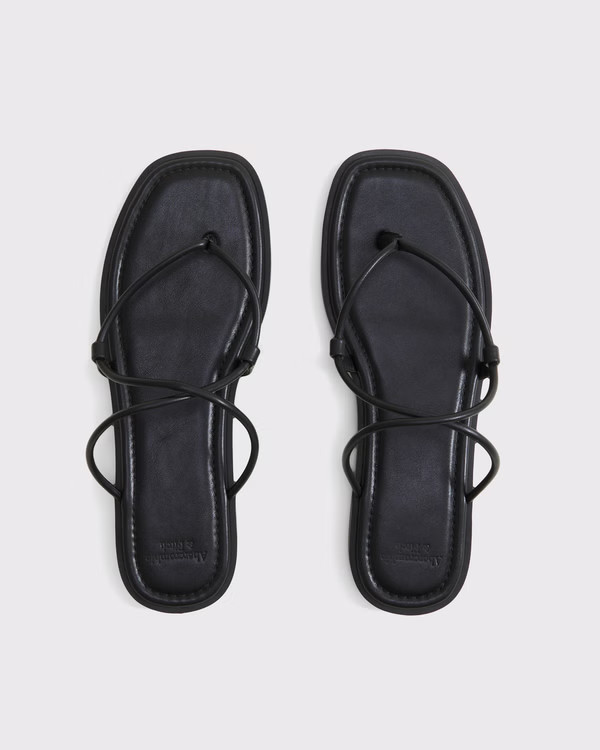 Women's Strappy Slide Sandals | Women's Shoes | Abercrombie.com | Abercrombie & Fitch (US)