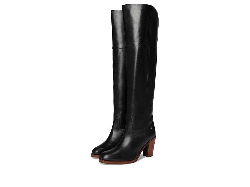 Frye Corinne Over The Knee Boot Women's Boots Black : 9 B - Medium, Leather | Zappos