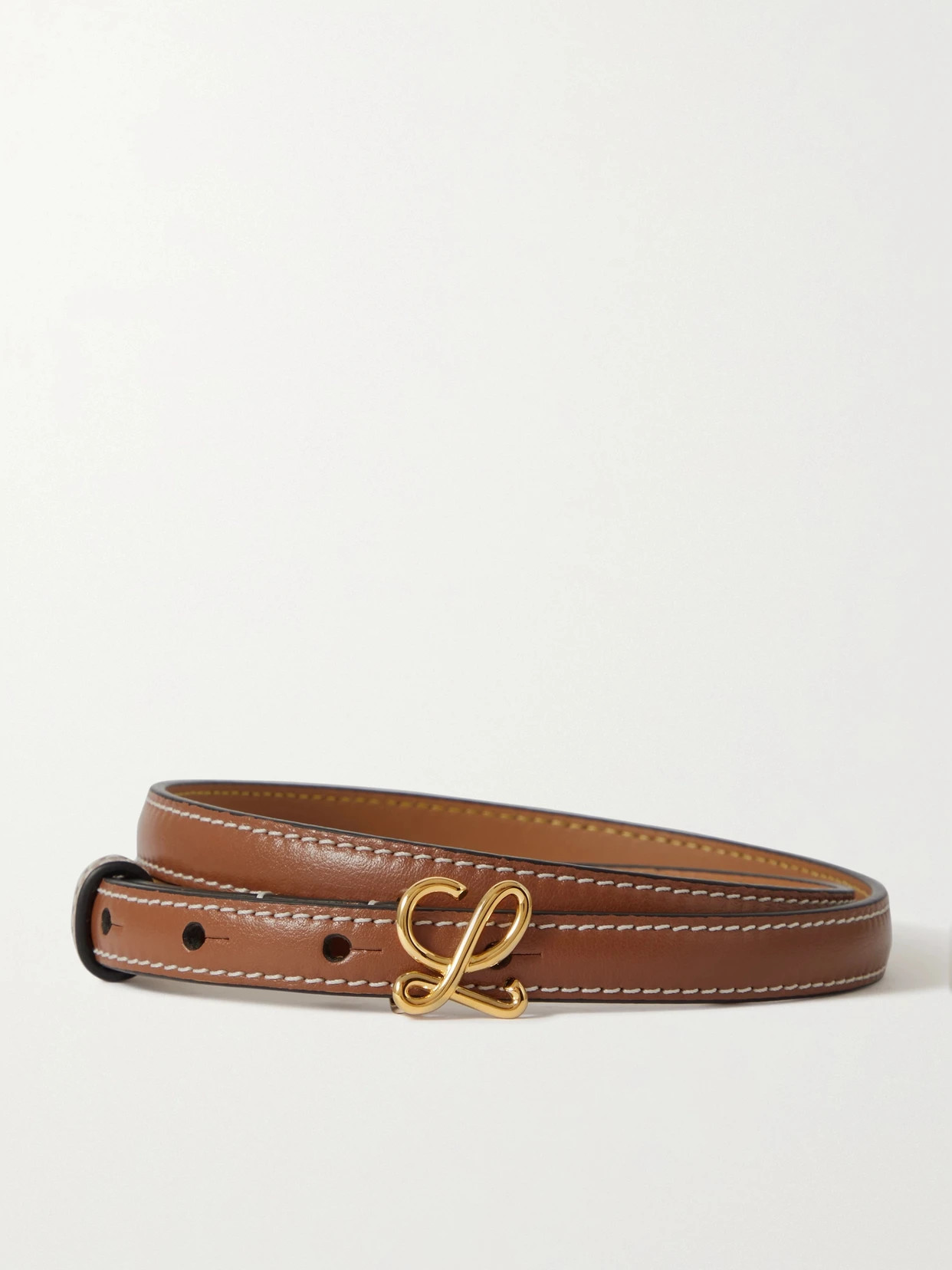 Loewe - Leather Waist Belt - Brown | NET-A-PORTER (US)