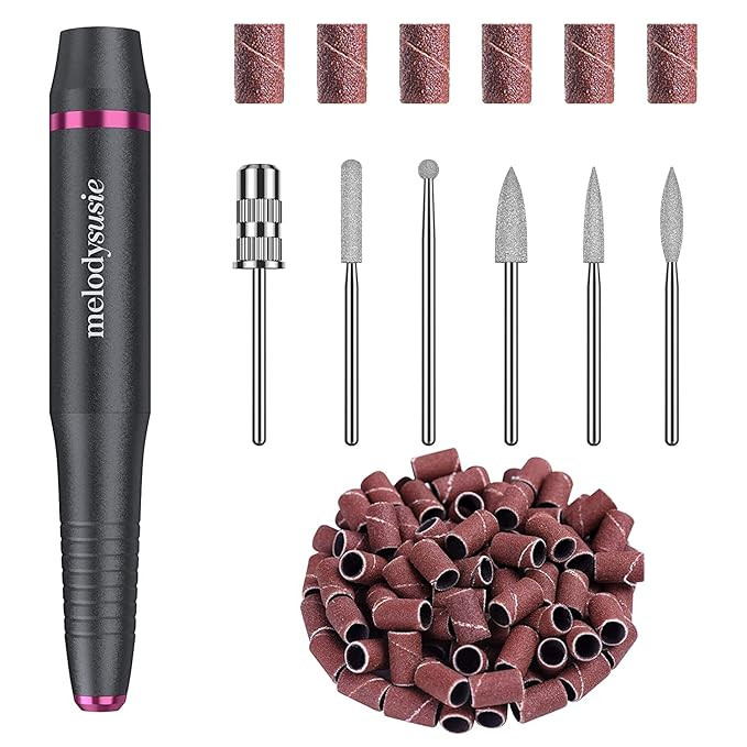 MelodySusie Electric Nail Drill Kit,PC150C Portable Electric Nail File Set for Acrylic Gel Nails,... | Amazon (US)