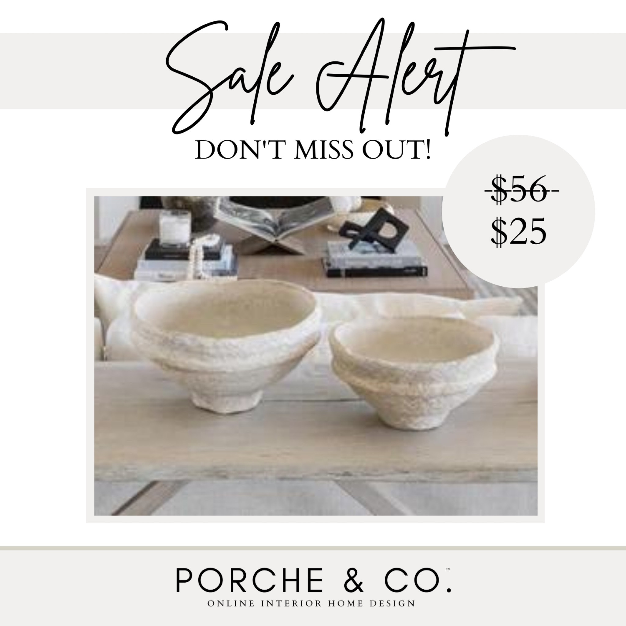 Paper mache bowls for coffee table on a major sale! 🤍 #mcgeeandco

#LTKsalealert #LTKstyletip #LTKhome