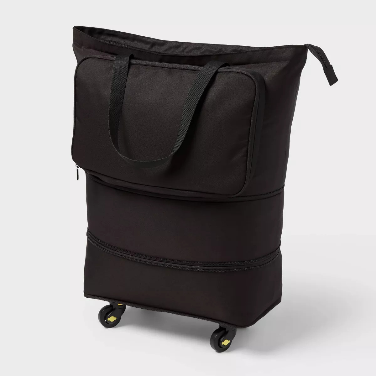 Collapsible Rolling Tote Soot Black - Brightroom™ | Target