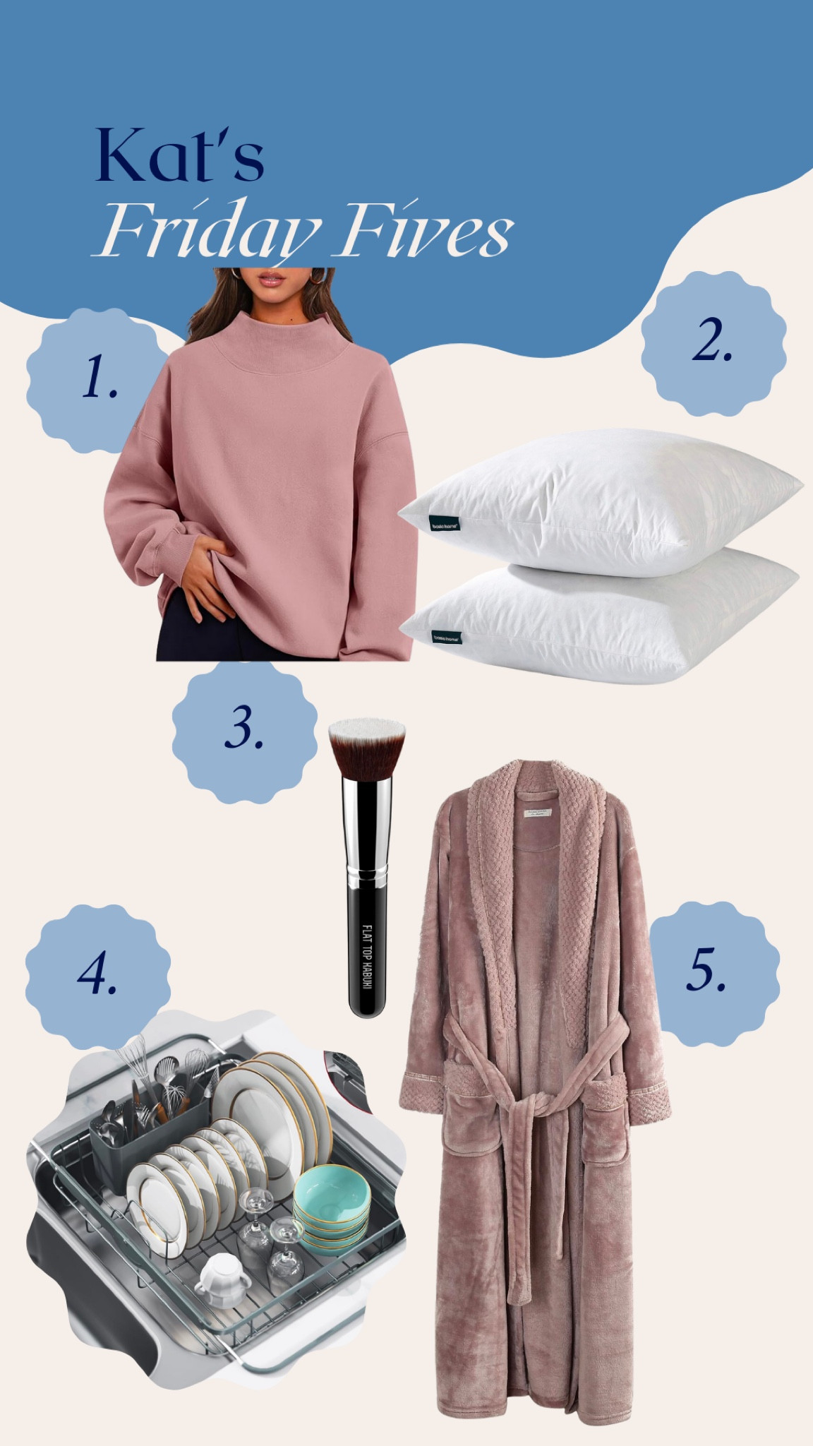 This week’s Friday Fives

#LTKstyletip #LTKhome #LTKbeauty