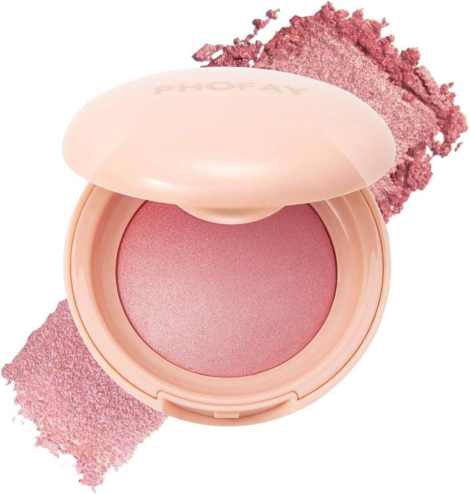 PHOFAY Luminous Blush Powder-Multi-Use Formula, Ultra-Fine & Smooth, Longer-Lasting Wear with Nat... | Amazon (US)