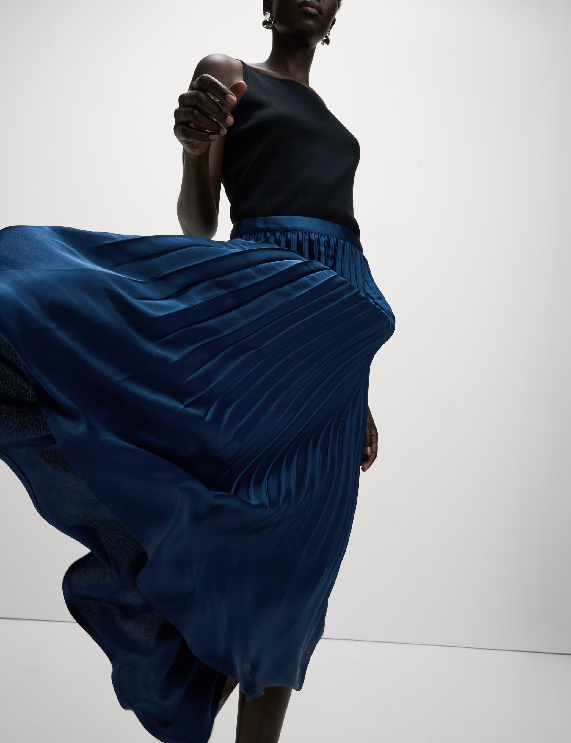 Pleated Midaxi Skirt | Marks & Spencer (UK)