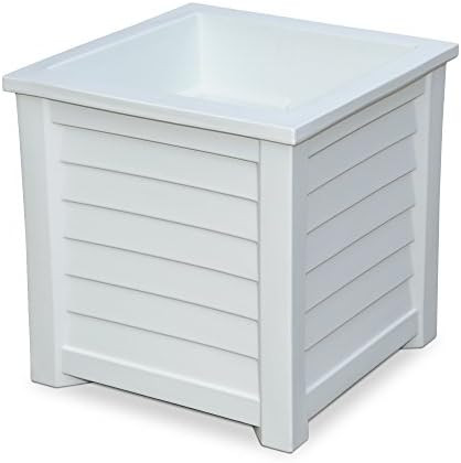 Mayne 5867-W Lakeland Planter, 20x20, White | Amazon (US)