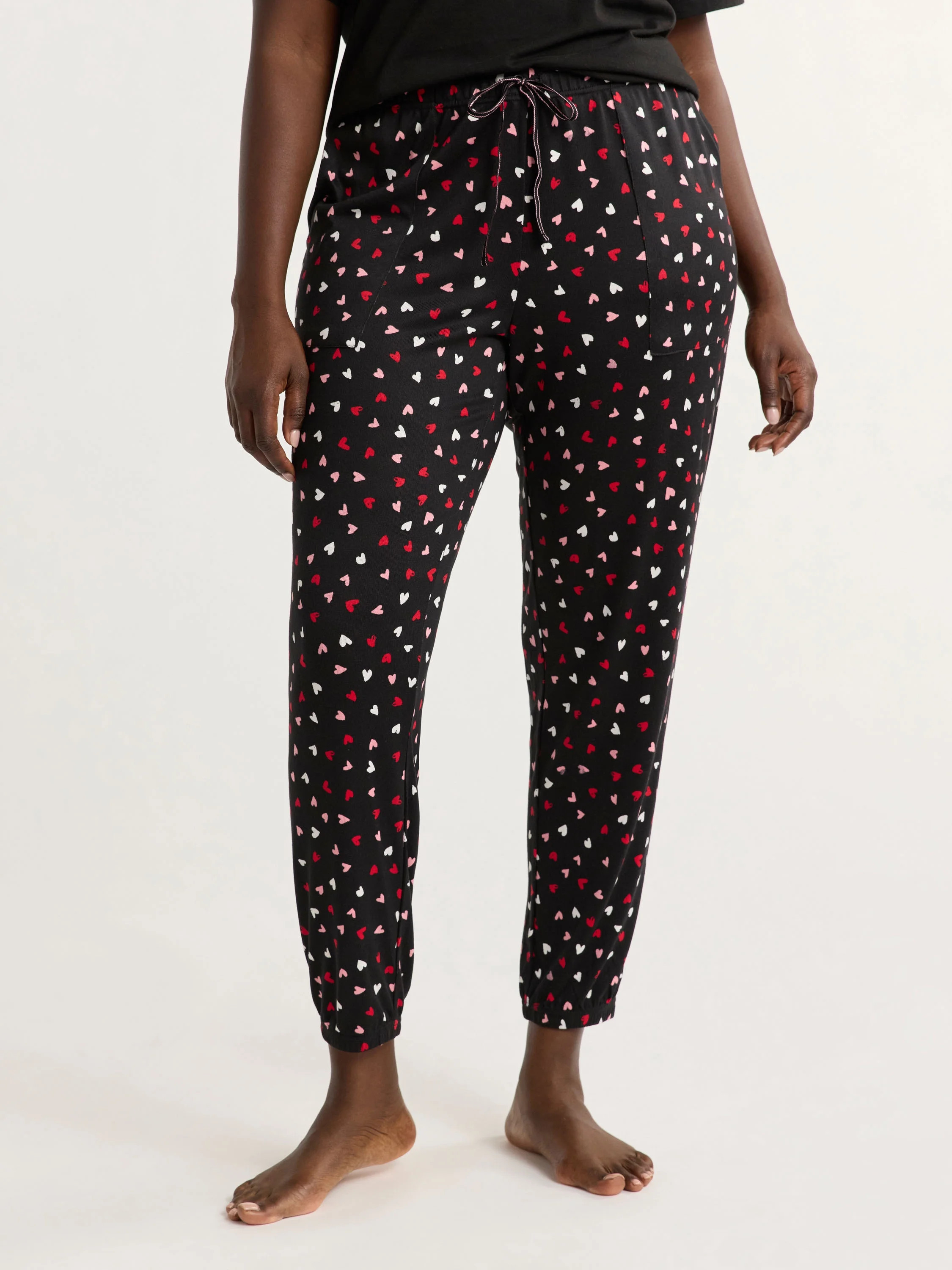 Joyspun Women's and Women’s Plus Hacci Knit Sleep Joggers, Sizes XS to 3X - Walmart.com | Walmart (US)