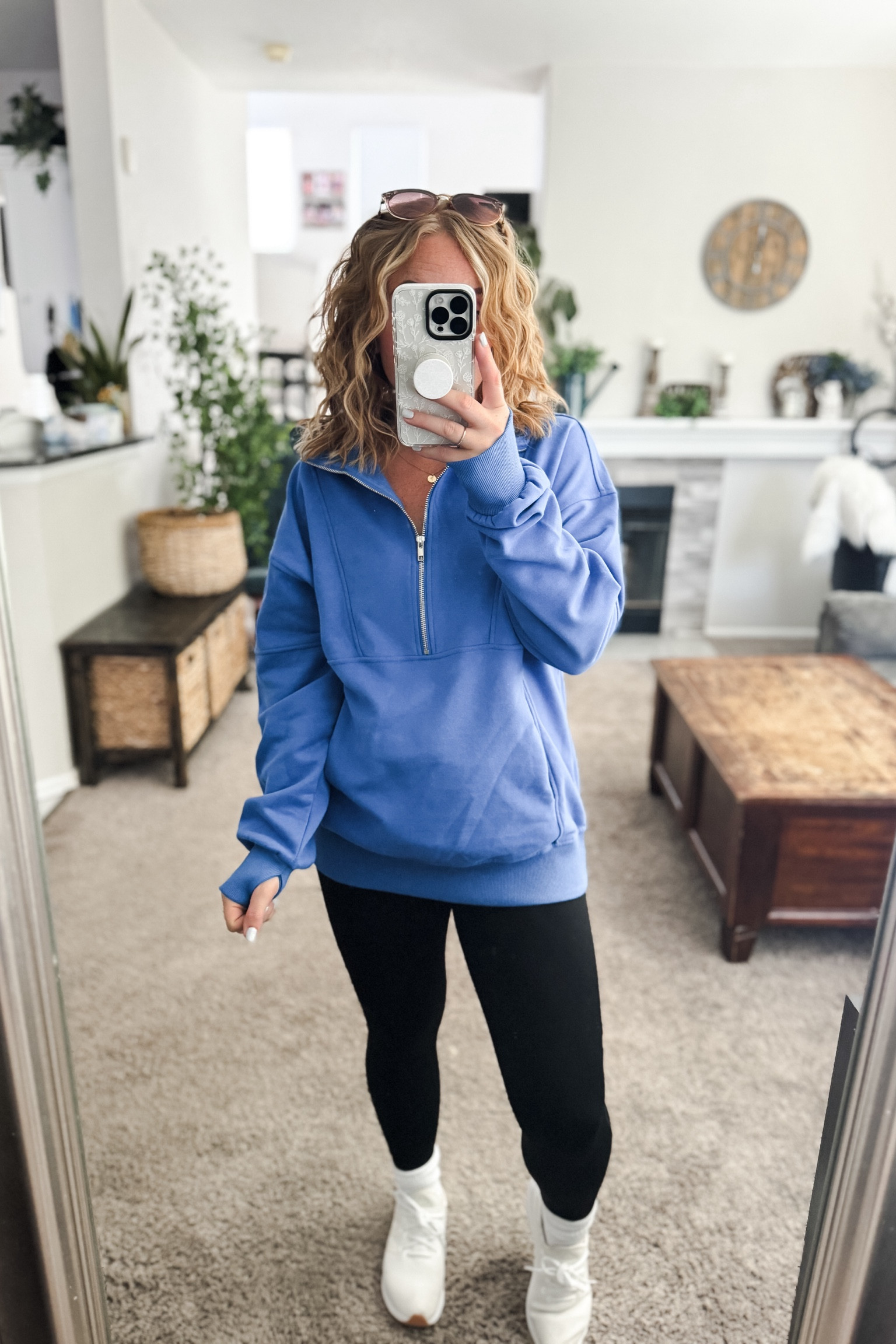 Blue quarter zip pull over sweatshirt with leggings and adidas sneakers.  I ordered a medium for a longer looser fit. 


//Fall outfits 2024, fall fashion finds, fall favorites amazon,petite amazon fashion, casual mom outfit ideas, fall outfit amazon, amazon outfit ideas, casual outfit ideas, outfit inspo, casual fashion, amazon fall fashion, amazon casual outfit fall, cute casual outfit, outfit ideas fall, amazon shoes, amazon bag, purse, size 4-6, casual fall outfits, casual outfit ideas everyday, fall tops, fall fashion, fall bags, autumn outfit, #fall #falloutfits #fallfashion

#LTKStyleTip #LTKFindsUnder50 #LTKShoeCrush