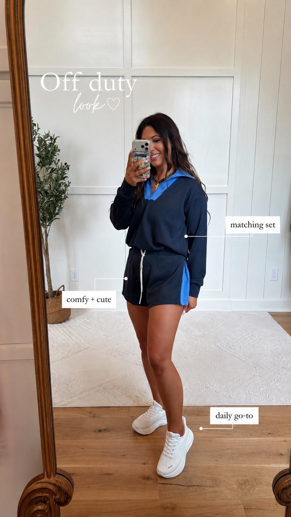 POV: you finally found the cute comfy set you’ll wear on repeat all summer 🤍

This Target matching set is SO good y’all. The material is insanely soft, lightweight, and one of those outfits that looks put together without even trying. 🙌

Wearing a size small in both pieces + paired it with my favorite everyday Amazon sneakers.

Perfect for:
✈️ travel days
☕ errands
🏈 ball fields
🛍️ casual mom days
…and honestly just life 😂

#targetstyle #targetfinds #targetfashion #momstyle #casualoutfit

#LTKootd #LTKgrwm #LTKMidsize