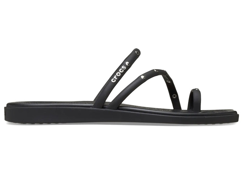 Crocs Miami Toe Loop Studded Sandal (Women's) Sneakers in Black | StockX