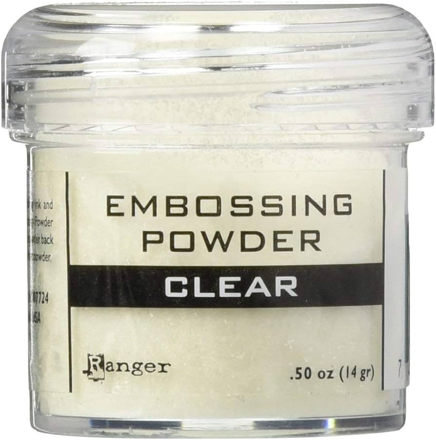 Ranger Embossing Powder, .50 Ounce Jar, Clear | Amazon (US)