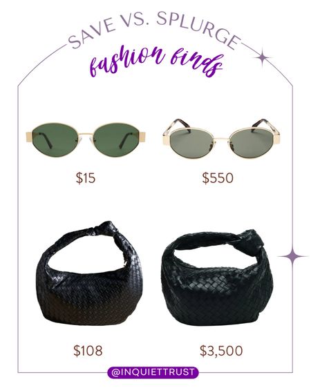 Here are some affordable alternatives to this cute woven handbag and stylish sunglasses!
#savevssplurge #lookforless #outfitidea #fashionaccessories

#LTKStyleTip #LTKSeasonal #LTKItBag