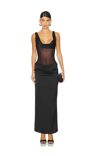 Astri Maxi Dress in Black | Revolve Clothing (Global)