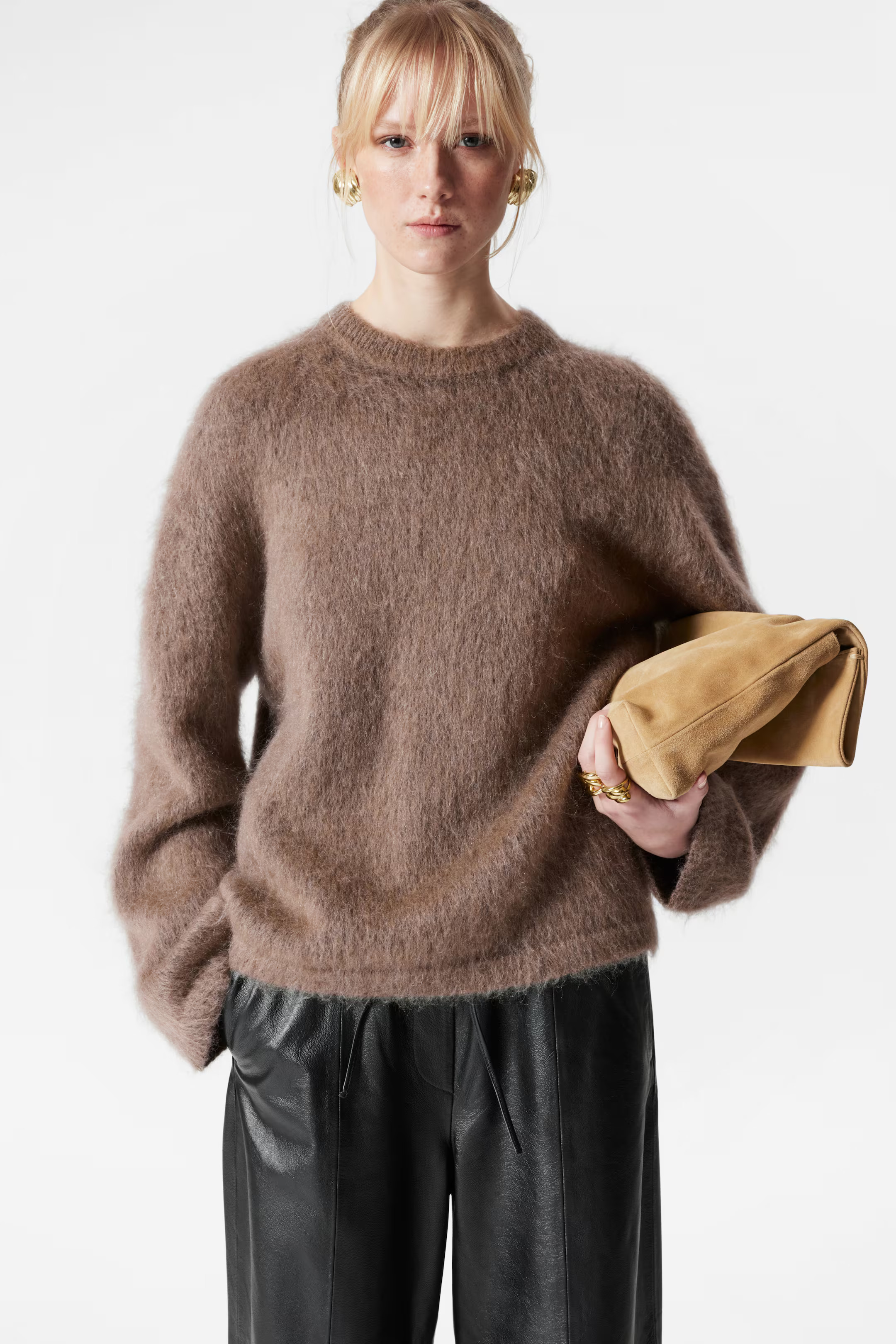 Mohair-Blend Jumper - Mole - Ladies | H&M GB | H&M (UK, MY, IN, SG, PH, TW, HK)