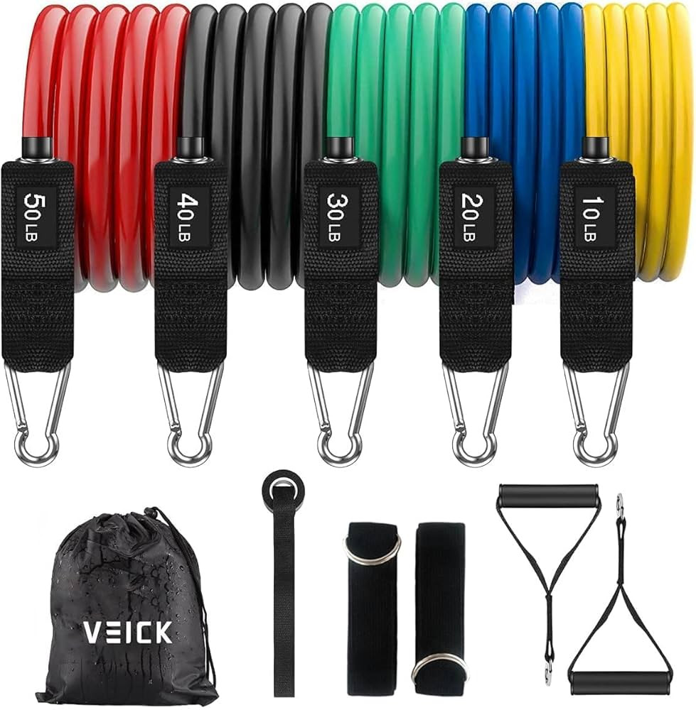 VEICK Resistance Bands, Exercise Bands, Workout Bands, Resistance Bands for Working Out with Hand... | Amazon (US)