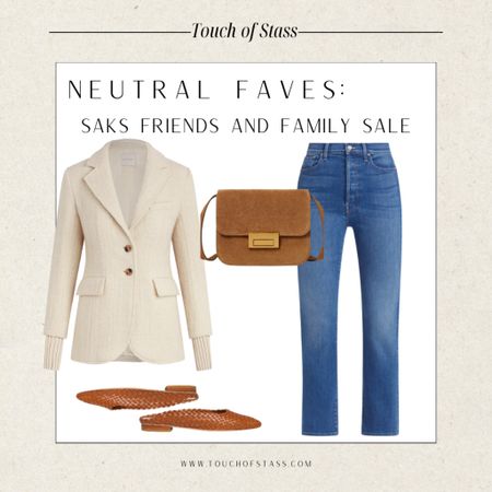 Classic neutral pieces from the Saks friends and family sale 
Sale ends March 28

#LTKover40 #LTKstyletip #LTKsalealert