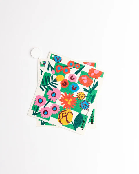 Reusable Paper Towel/Swedish Dish Cloth Set - Picnic Bouquet | ban.do Designs, LLC