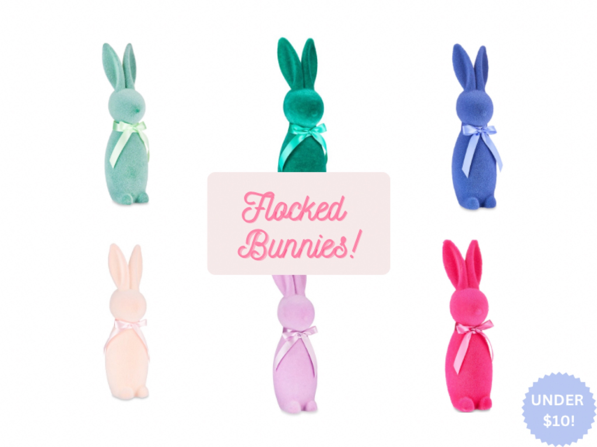 Don't walk …. RUN to @walmart for the cutest Easter Decor! Bring on the BEAUTIFUL EASTER CONTENT!!! I am OBSESSED w/ the bunnies. I have finally tracked down more flocked bunnies, and they are even better in person!!! 

These will go F A S T & linked here for you! 🐰💗🐰💙🐰💚

DIY Decorative/ DIY Home Decor/ DIY Easter
DIY Easter Decor / Flocked Bunny / Colorful Bunny / Colorful Easter Decor / Spring Time / Spring Color / 


#easter #easterdecor #walmarrclearancefinds #walmartfinds #clearance #walmartdeals #easterdecor #easterdecoration #easterbunny #easterbasket #eastereggs #homedecor #decorating #decoratingideas #walmart #happyeaster #crafts #diys #shopping #shopwithme #decorator #flockedbunny #comeshopwithme| #putabowonit🎀#bunnydecor #easter #itsacolorfullifetour #colorfullycollected

Follow my shop @fancyinthesouth on the @shop.LTK app to shop this post and get my exclusive app-only content!

#liketkit #LTKhome #LTKFind #LTKSeasonal
@shop.ltk
https://liketk.it/42vsg

#LTKFind #LTKSeasonal #LTKhome