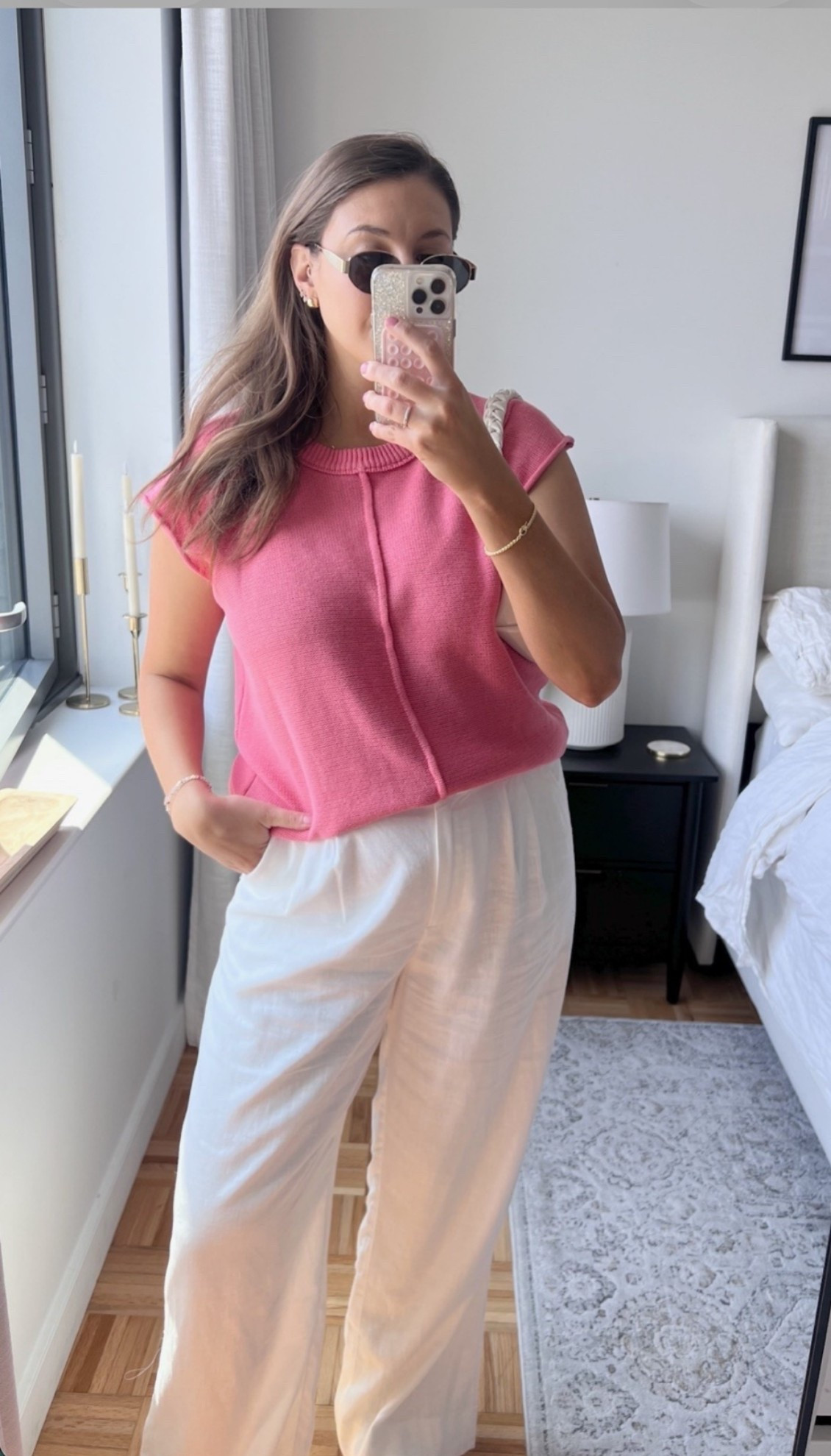 pink + white summer combo 💗

pink sweater vest outfit, white linen pants, casual chic summer style, effortless everyday outfit, amazon fashion finds, coastal grandmother aesthetic, elevated basics look, comfy travel outfit, neutral summer wardrobe, classy casual style, wide leg linen pants, european summer outfit, feminine casual fashion, easy vacation outfit, preppy summer style

#LTKWorkwear #LTKMidsize #LTKootd