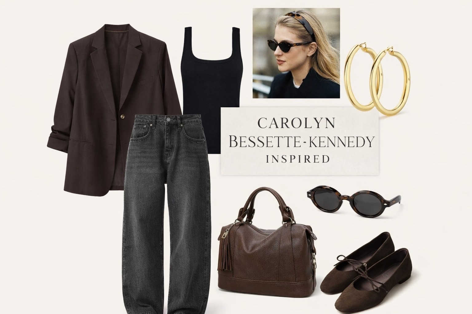 Channeling Carolyn Bessette Kennedy energy in the most wearable way 🤍
Minimal neutrals, effortless silhouettes, classic details — all the pieces you see here are elevated essentials.
Everything is linked in my LTK 🤎

#LTKOver40 #LTKgrwm #LTKMidsize