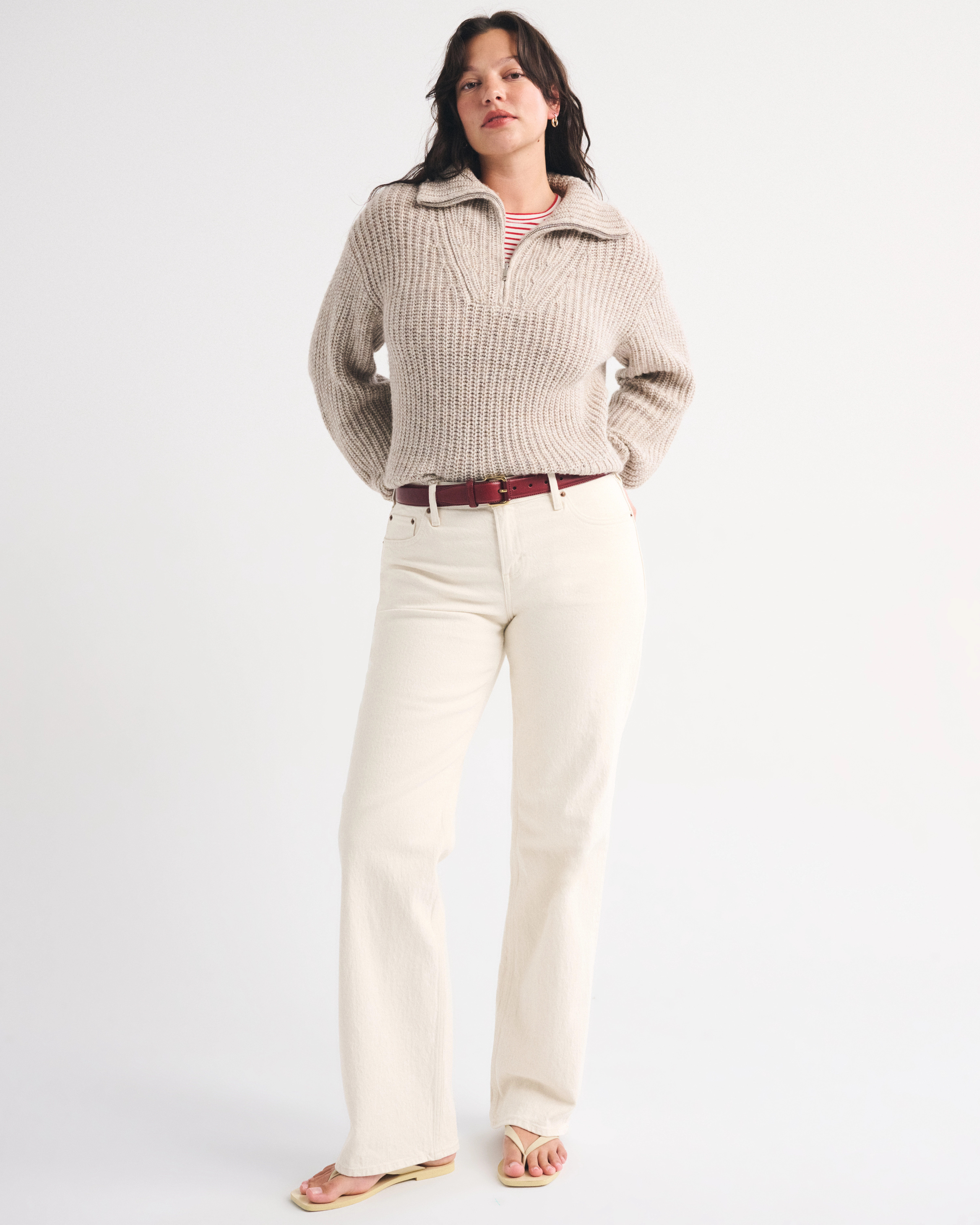Curve Love Low Rise 90s Relaxed Jean | Abercrombie & Fitch (US)