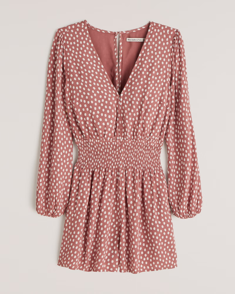 Long-Sleeve Romper | Abercrombie & Fitch (US)