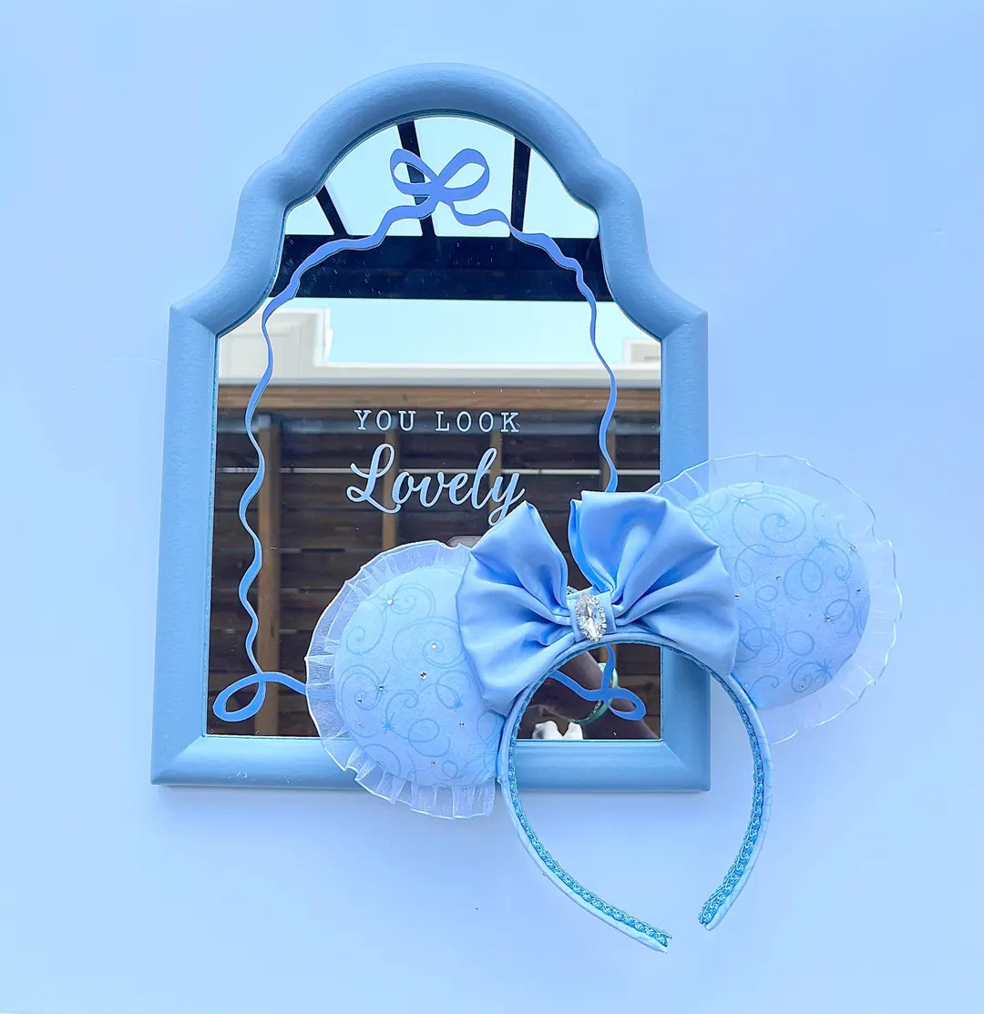 Fairy Godmother | Cinderella Inspired Mouse Ears | Handmade Light Blue Disney Headband | Princess... | Etsy (US)