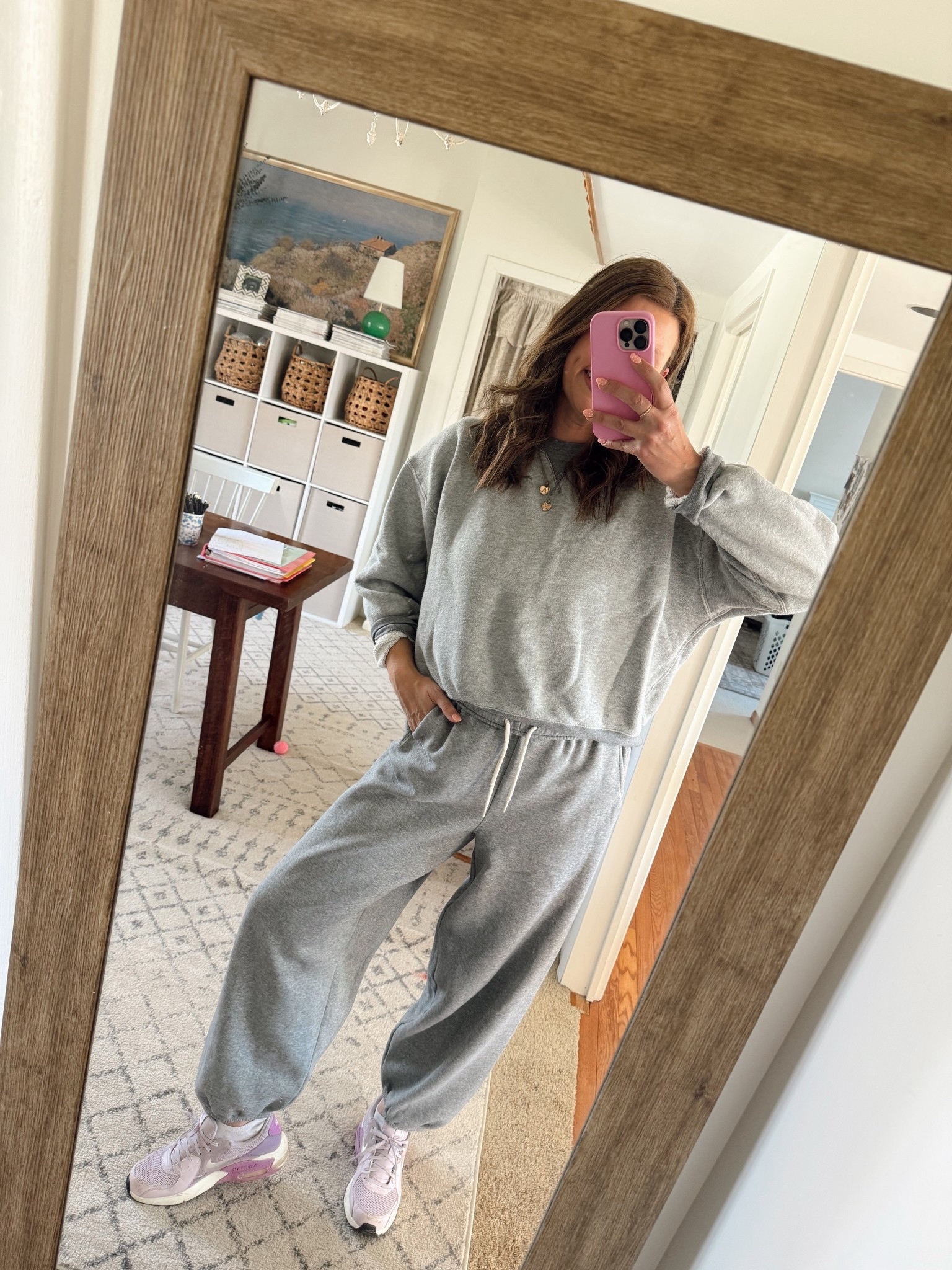 Grey sweats 🤍run tts 

#LTKmomlife #LTKootd #LTKdayinmylife