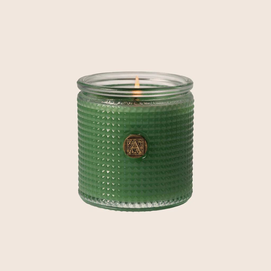 In The Garden - Textured Glass Candle | Aromatique