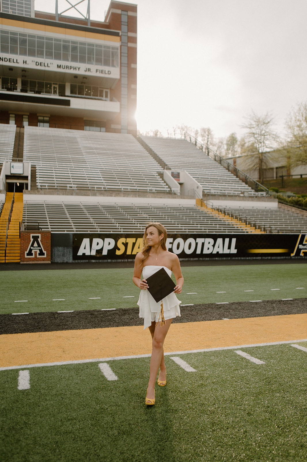 Graduation season is calling🎓💛
Loved this romper so much I wore it for both my pictures and ceremony! Size 4 for reference*

#LTKstyletip #LTKfindsunder100 #LTKSeasonal