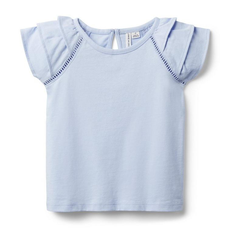 Tiered Ruffle Sleeve Top | Janie and Jack