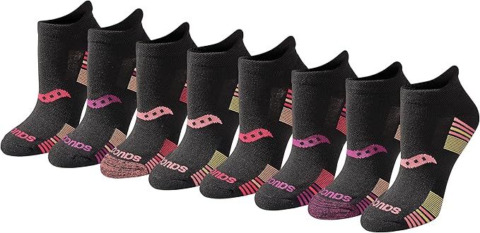 Saucony Women's Performance Heel Tab Athletic Socks (8 & 16 Pairs) | Amazon (US)