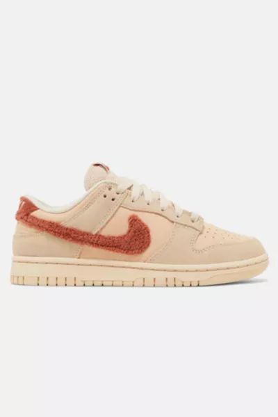 Nike Dunk Low Women's 'Terry Swoosh' Sneakers - DZ4706-200 | Urban Outfitters (US and RoW)