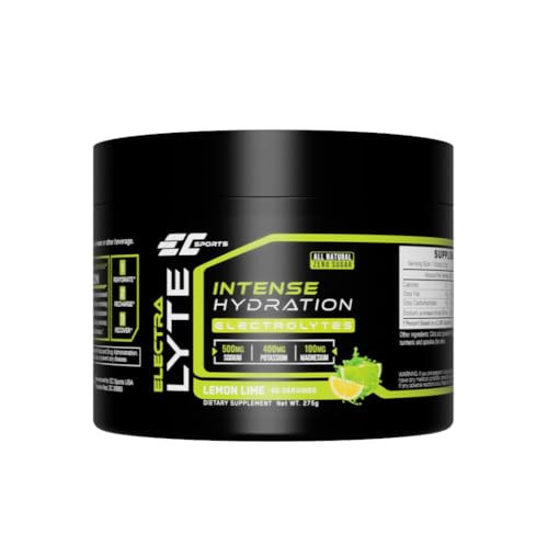 EC Sports ElectraLyte - Electrolytes Powder Supplement - Zero Sugar Electrolytes Drink Mix for Mineral Hydration - Real Fruit Extracts & Premium Electrolyte Powder - 50 Servings | Amazon (US)