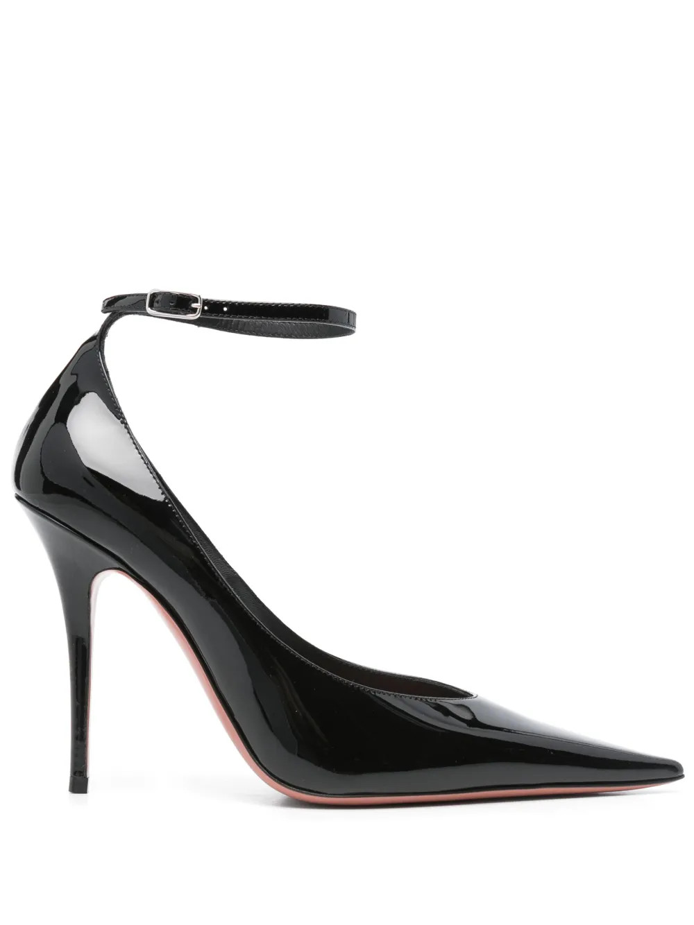 Amina Muaddi 105mm Anok Pumps | Black | FARFETCH | Farfetch Global