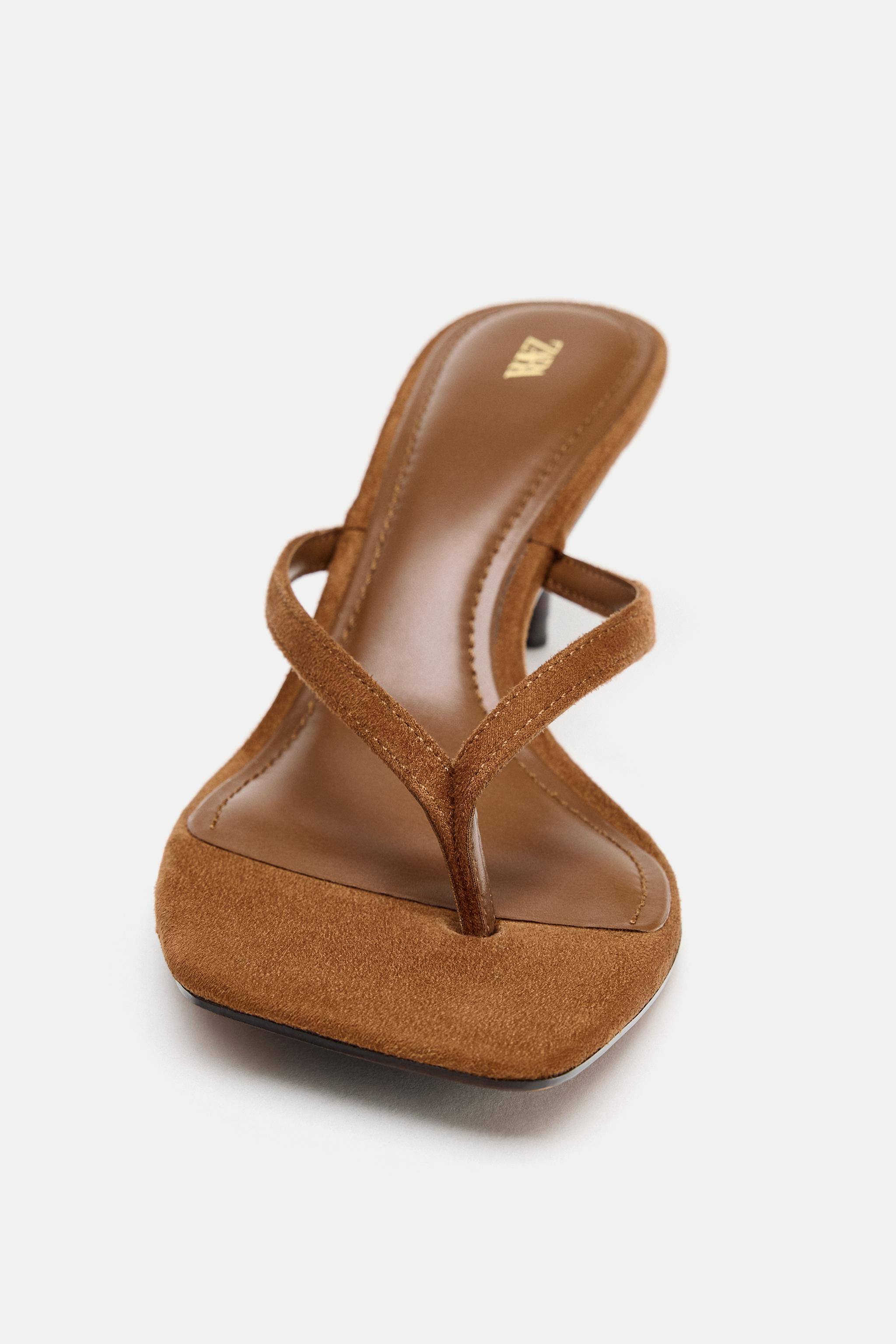 STRAPPY HEELED SANDALS | Zara US