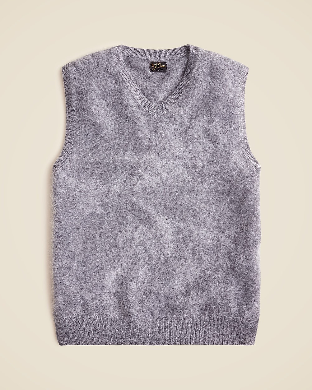 Brushed cashmere V-neck sweater-vest | J. Crew US